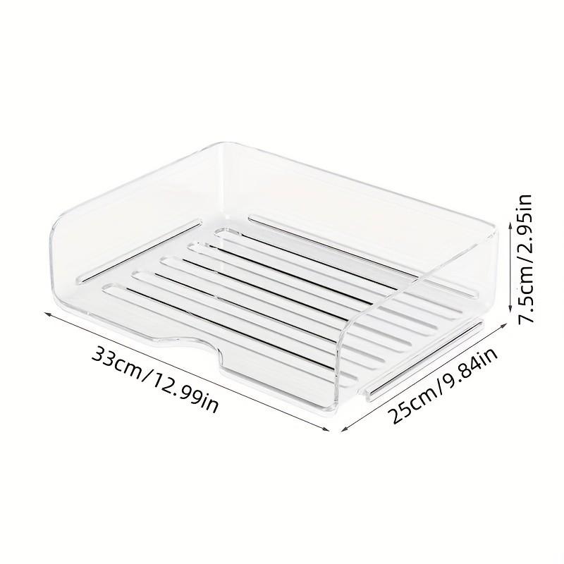 Stackable Desktop Storage Box, File Organizer, Office Desk Organizer, Stationery Supplies Holder, Cosmetic Storage Box, Desk Tidy