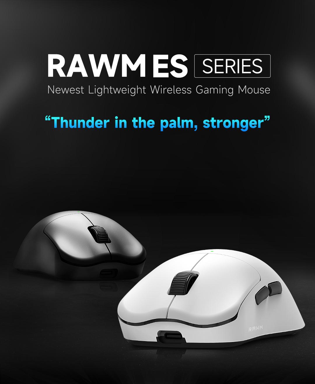 マウス・トラックボール RAWM ES21 PRO Wireless Gamingmouse White