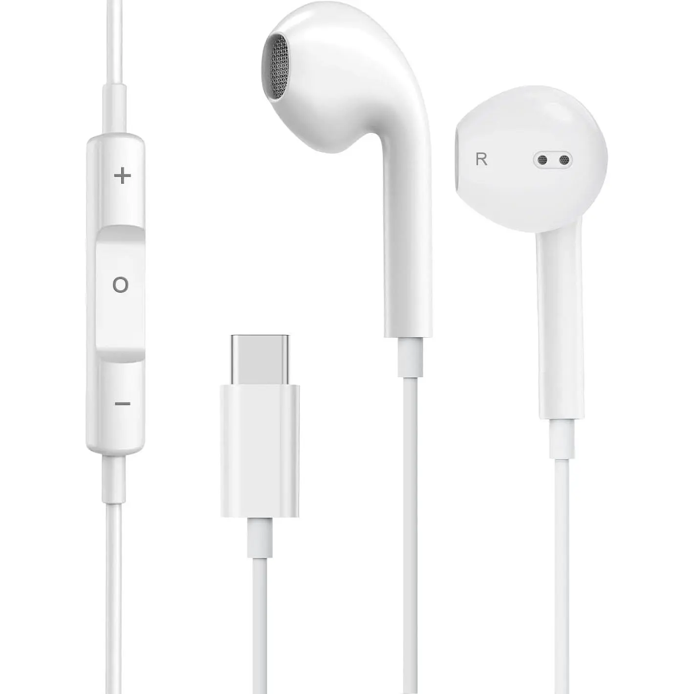 1Pack USB C Earphones, Type C Headphones Wired Ear Phones, Type C In Ear