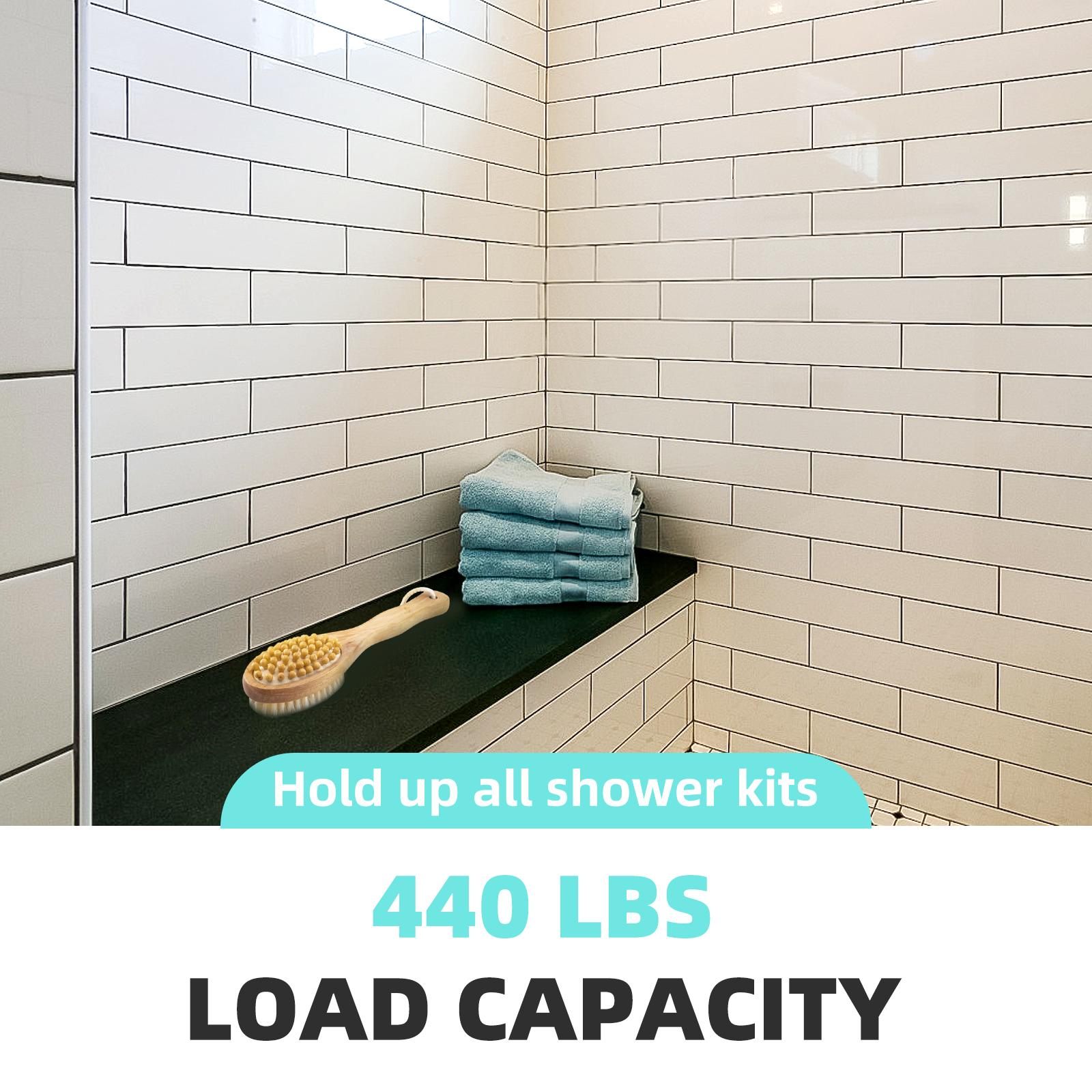 VEVOR Board Shower Bench Rectangle Bench Ready to TileWaterproof 38.2x11.4x20 VEVOR Board Shower Bench Rectangle Bench Ready to TileWaterproof 38.2x11.4x20