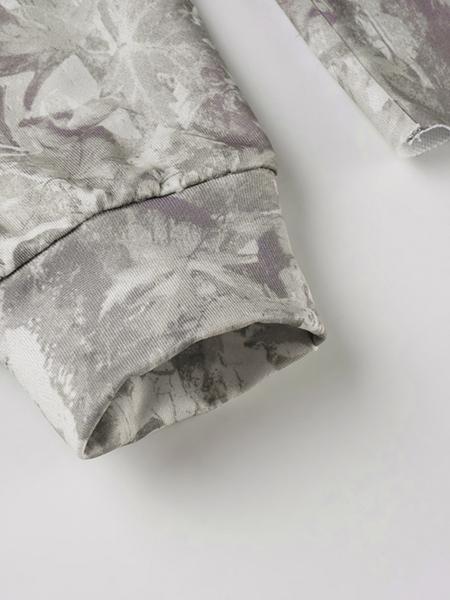 Women's Camo Print Off-shoulder Casual Loose Pullover Sweatshirt, Long Sleeve Drop Shoulder Design, Perfect for Spring & Fall Fashion, Womenswear