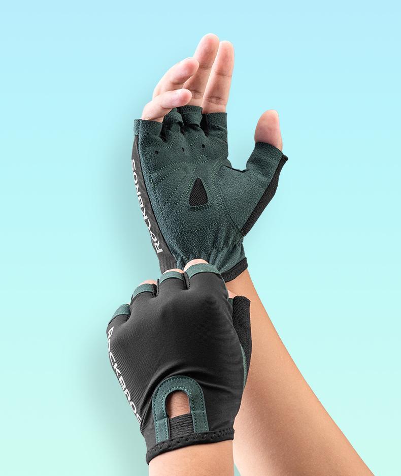 ROCKBROS Cycling Glove Bicycle Half-finger Gloves Breathable Sweat-Wicking Glove