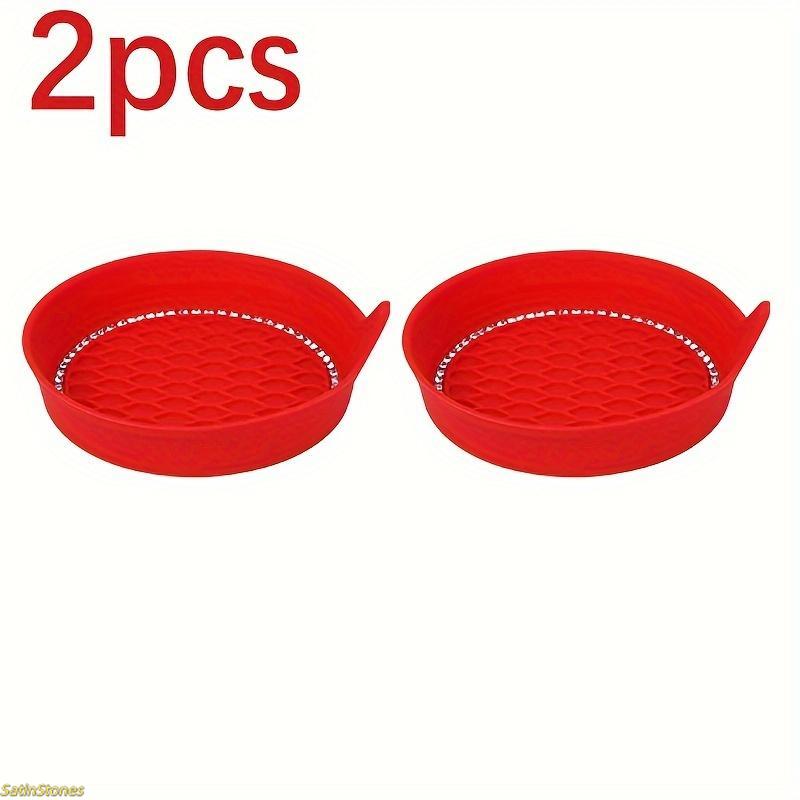 2 Pack Bling Rhinestone Car Cup Coasters, Non Slip Rubber Round Cup Mats, Stylish Auto Interior Decor Accessories for Universal Car Cup Holder Use