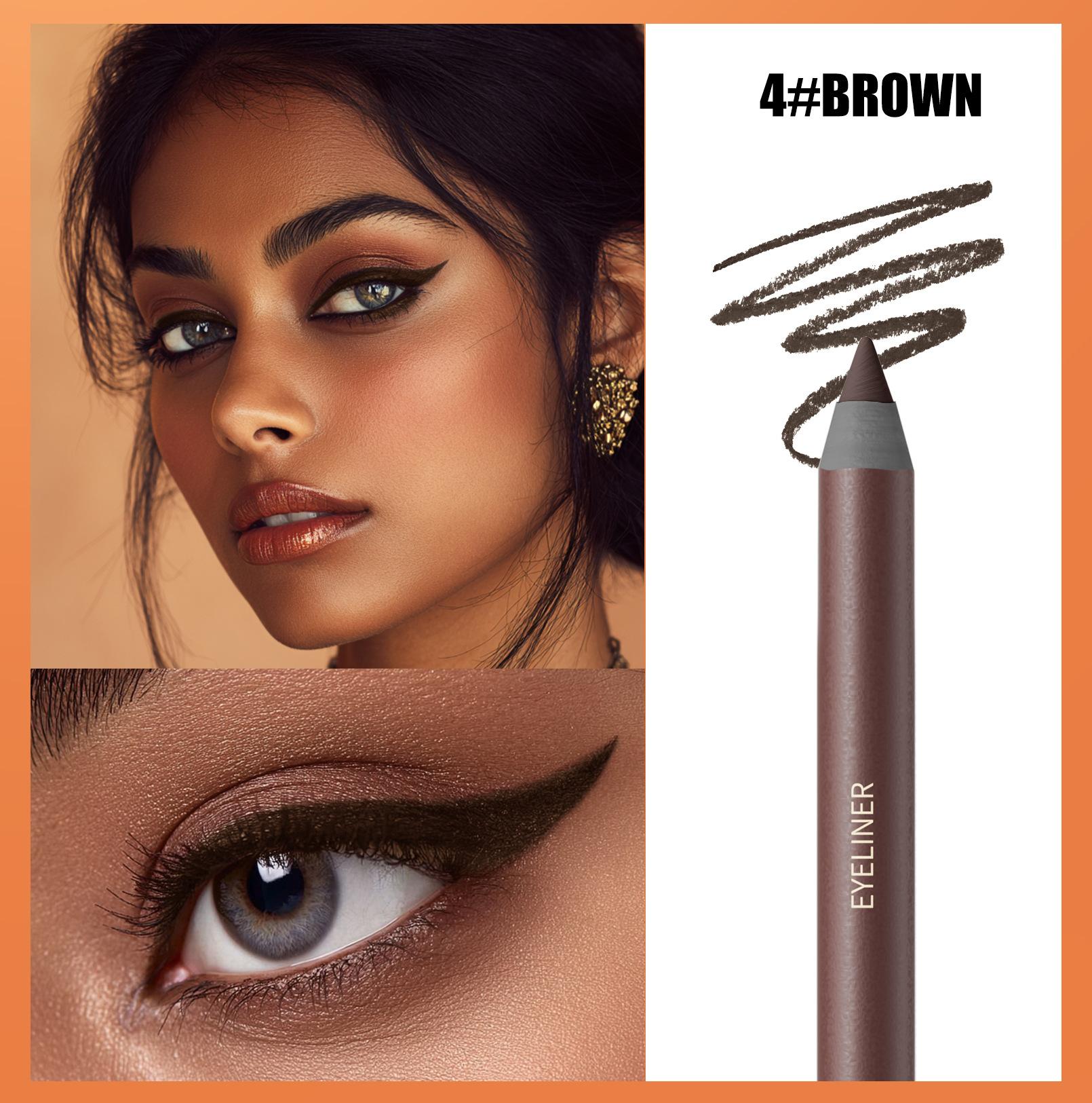 24-hour waterproof eyeliner, retractable eyeliner, smooth eyeliner gel pen