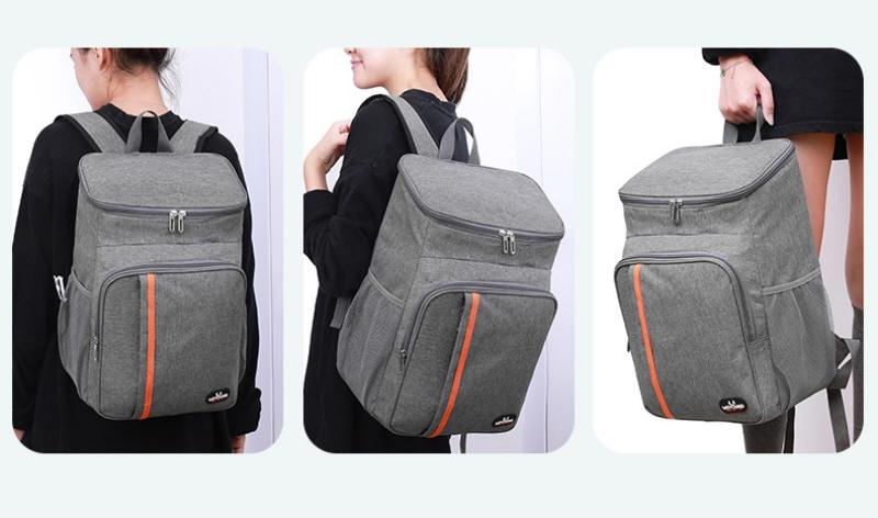 18L Portable Thermal Lunch Bag Food Box Durable Waterproof Cooler Ice Insulated Case Camping Oxford Dinner Backpacks Icebox
