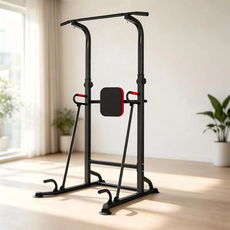 Power Tower, Pull Up Bar Dip Station/Stand for Home Gym Strength Training Workout Equipment