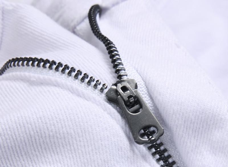 Men's Slim Fit Jeans Ripped Skinny Jeans for Men, Fashion Biker Jeans Stretch Moto Denim Pants Menswear Casual