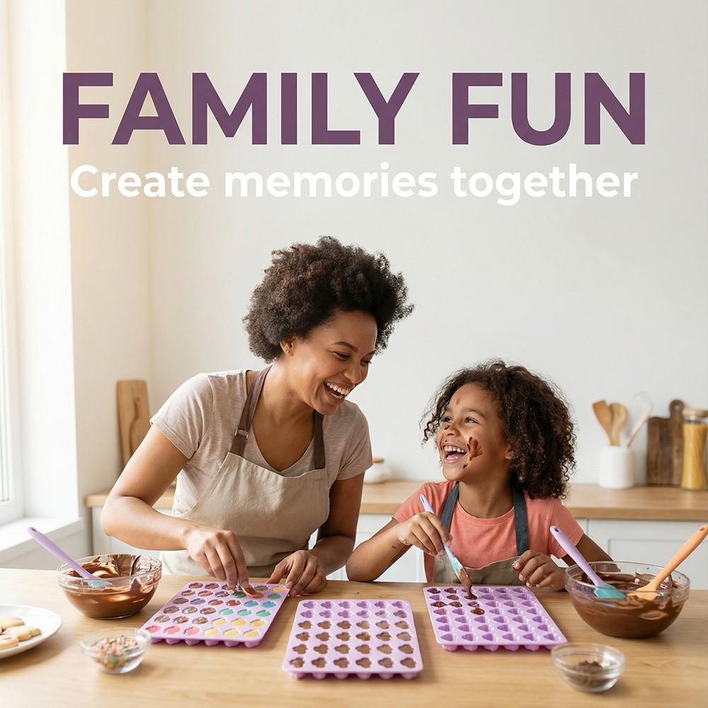 3pcs Cloud Shape Silicone Molds, DIY Chocolate Candy Dessert Cake Decoration, Baking Molds for Home Bakers, Perfect for Parties & Gifts