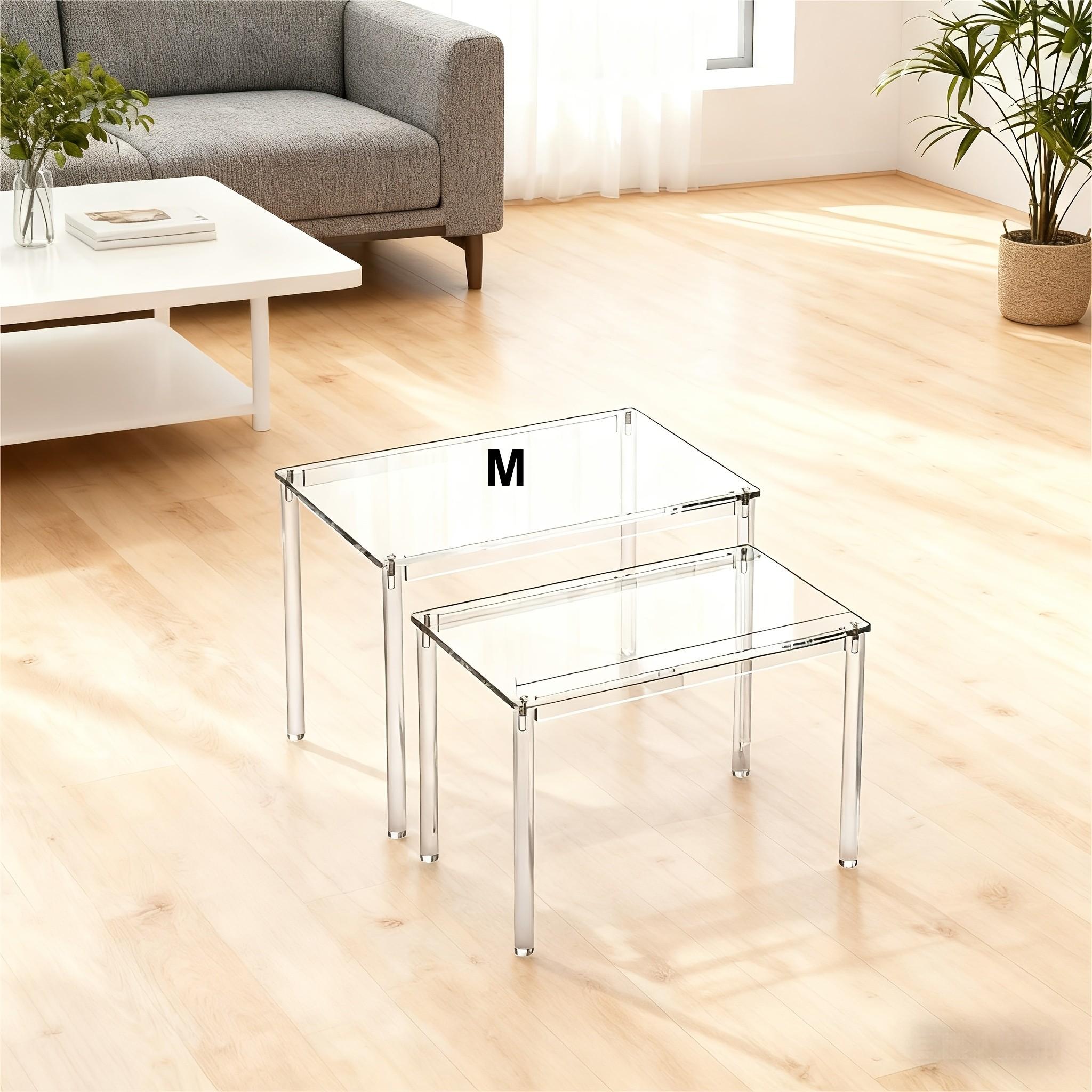 Transparent Acrylic Storage Rack, Layered Kitchen Organizer, Stackable Shelving for Cabinets, Desks, Countertops, Vertical Storage Solution