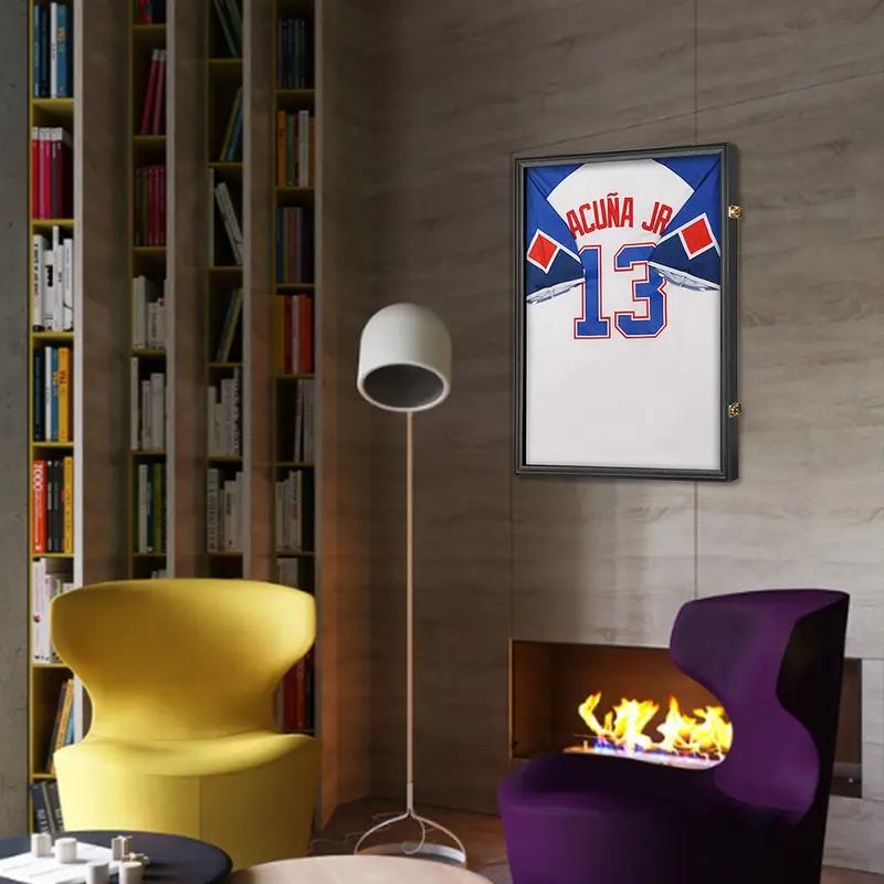 Classic Black Jersey Frame for Sports Memorabilia