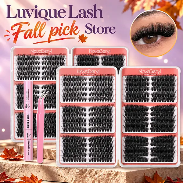 530pcs Pre-Mapped Lash Extensions, Reusable Segmented Lash Strips, 30D-100D Eyelash Extensions Kits, C Curl Individual Wispy Lashes Cluster, Lash Cluster Kit, Eyelash Clusters Kit, Lash Cluster Kit, Long-Lasting Eyelashes Cluster With Glue & Tweezers F