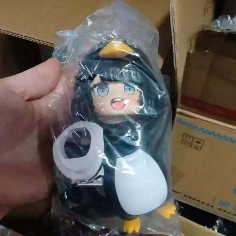 New Arrival Gugu Gaga Penguin Girl Administrator Cute Anime Model Figure Collectible Handmade Ornament