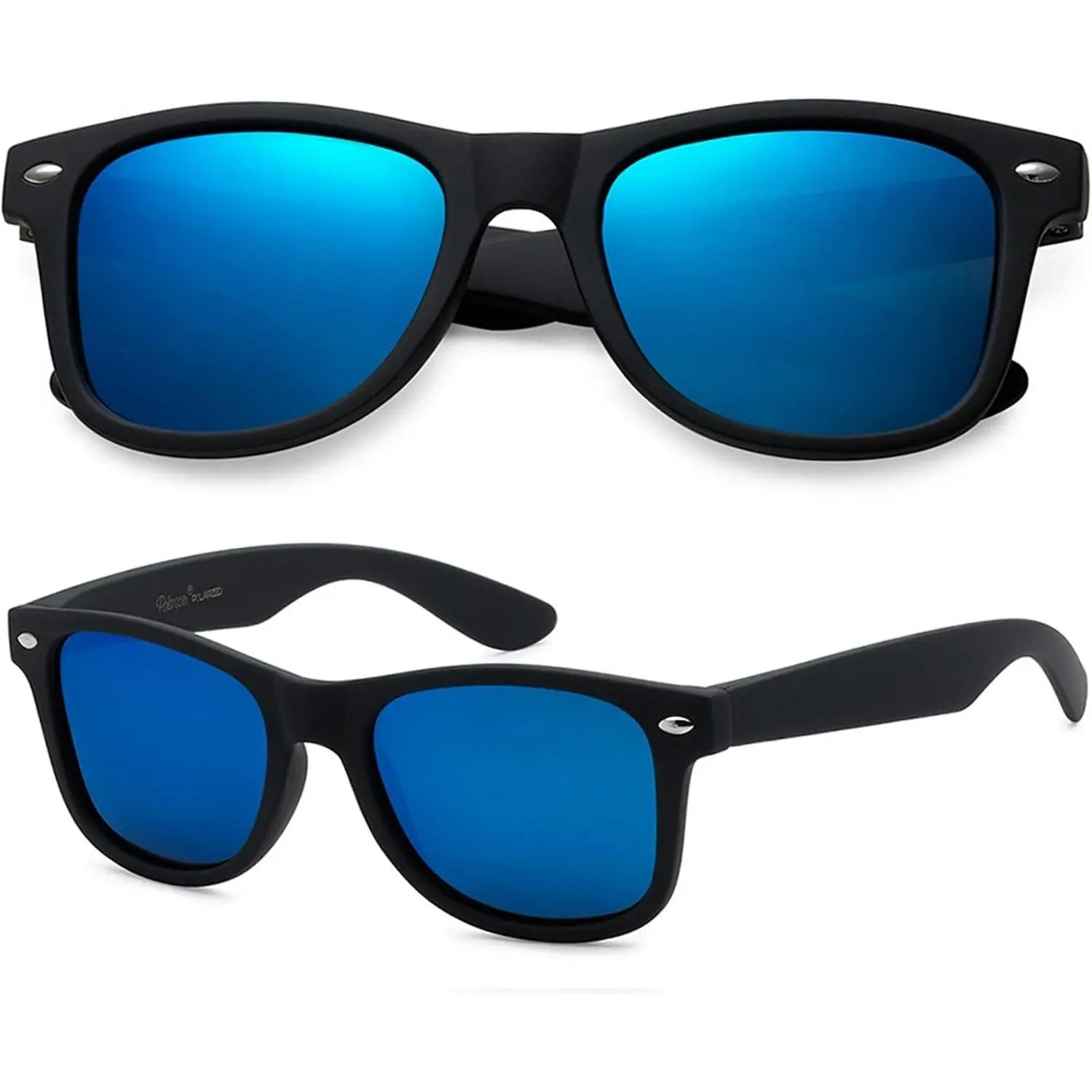 Rubberized Black | Polarized Ice Blue