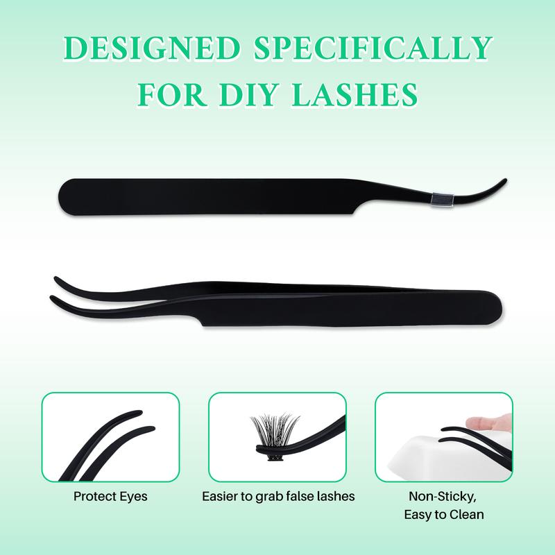 Professional Eyelash Extension Tools, Lash Bond and Seal, Lash Remver, Twzzers, Eye Makeup Tool for Women & Girls, Eyelash Tools for Beginners Self Use at Home, Diy Lash Kit