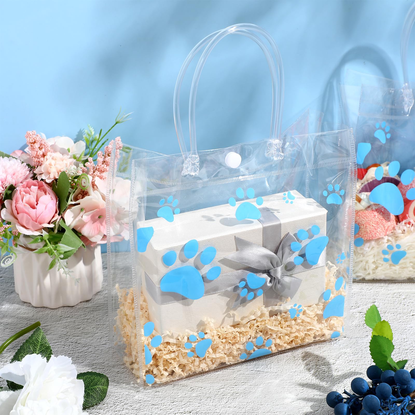 20/24 Pcs Mini Valentine Clear Goodie Bags Heart PVC Gift Bags with Handle Heart Love Dog Paw Pattern Tote Bag Reusable Plastic Wrapping Bags Transparent Bag for Daily Use Puppy Pet Treat Party Birthday Galentine Wedding Party,7.87 x 7.87 x 3.15 inche 20/24 Pcs Mini Valentine Clear Goodie Bags Heart PVC Gift Bags with Handle Heart Love Dog Paw Pattern Tote Bag Reusable Plastic Wrapping Bags Transparent Bag for Daily Use Puppy Pet Treat Party Birthday Galentine Wedding Party,7.87 x 7.87 x 3.15 inche