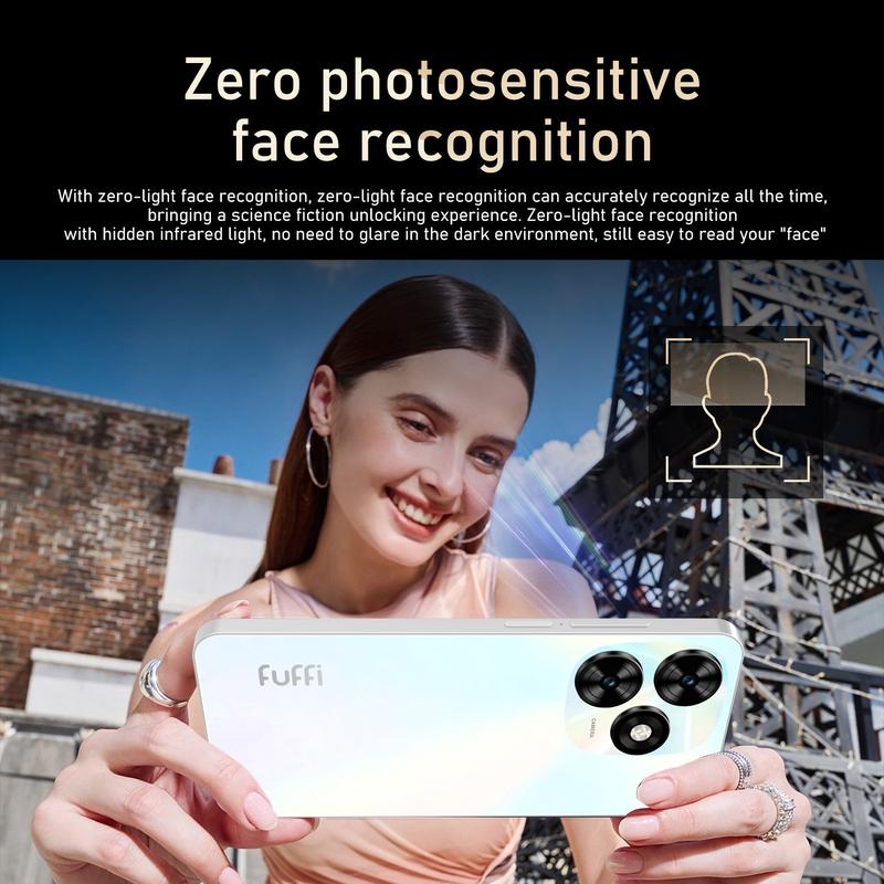 Fuffi Smart Unlock Phone 6.56 Inches 3+32GB Memory 2+7mp Camera 4g Network Dual Sim 3100mah Battery Android GPS