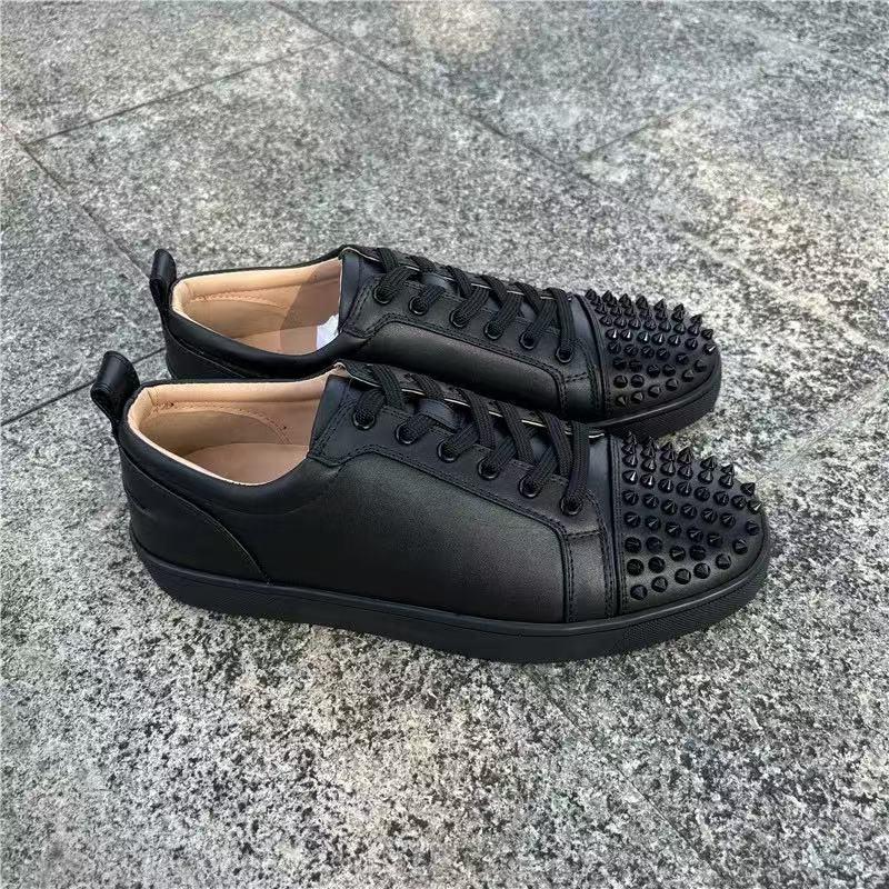 Men's Lace-Up Casual Sneakers - Artificial Leather Upper, Breathable Design, Non-Slip Grip, Rubber Sole, Versatile Classic Sports Shoes
