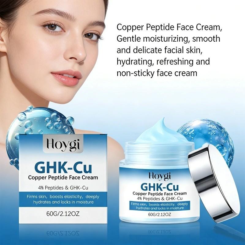 4 % Ghk-Cu Copper Peptide Cream Copper Peptide Face Cream Boost Elasticity Strengthen Skin Barrier Nourishing Firming Hydrating Moisturizing Skin Care
