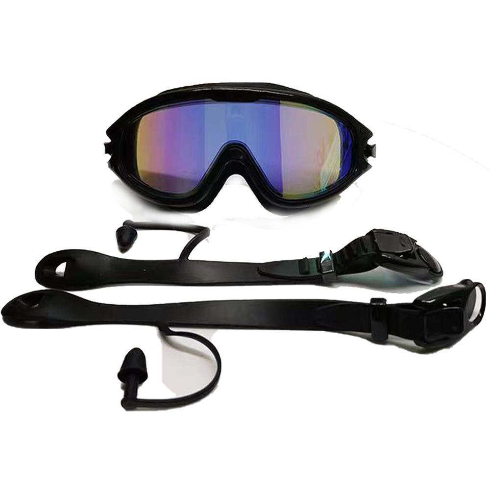 3-Pack Swim Goggles with Nose Clips and Ear Plugs for Adults and Teens, Leak-Proof Anti-Fog Swimming Goggles with 180° Wide View for Pool, Beach and Open Water #GLOBAL PICKS