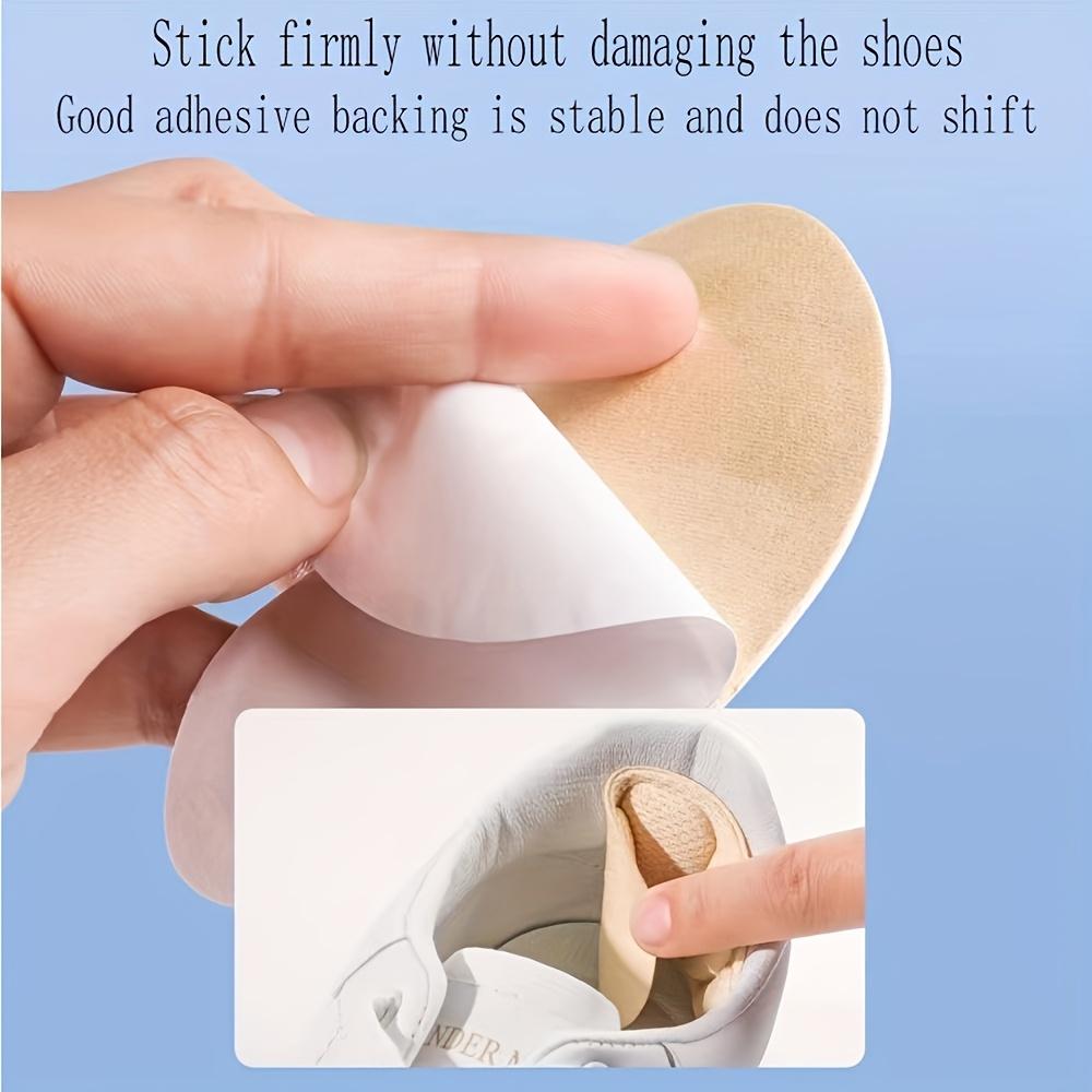 2 Pcs Blister Prevention Heel Grips, Adhesive Heel Protectors for Footwear, Soft Cushioned Heel Liners Inserts, Foot Care Heel Pads for Men Women Sneakers Sandals Flats