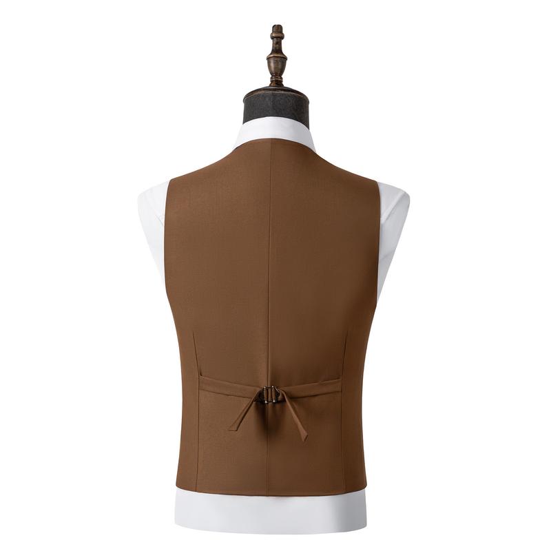 Mens Suit 3 Piece Set Slim Fit Wedding Groomsmen Suit for Men Two Buttons Suits Set Solid Jacket Vest Pants Mens Suit 3 Piece Set Slim Fit Wedding Groomsmen Suit for Men Two Buttons Suits Set Solid Jacket Vest Pants