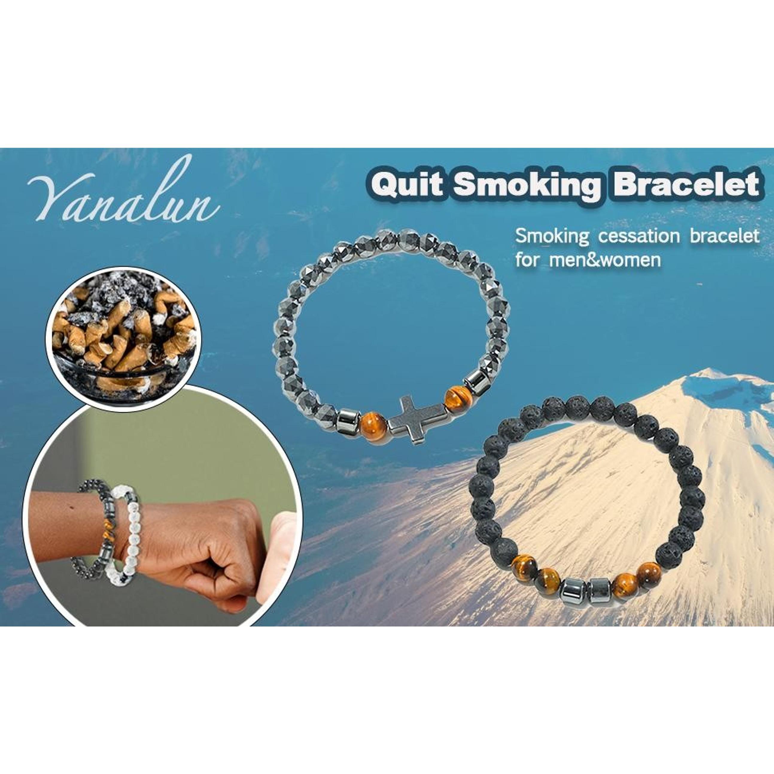 Anti Alcohol Bracelet for Men & Women, Adjustable Anti-Alcohol Hematite Tiger Eye Sobriety Bracelet to Reduce the Urge to Drink, Relieve Anxiety & Stress, Stop Drinking Support