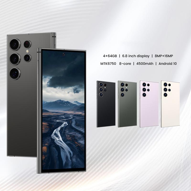 S24 Ultra Smart Android Phone, 6.8 Inch Screen, Dual Sim Slot, Octa-Core Cpu, 4g Network, 4GB RAM, 64GB Storage, 4500mah Battery