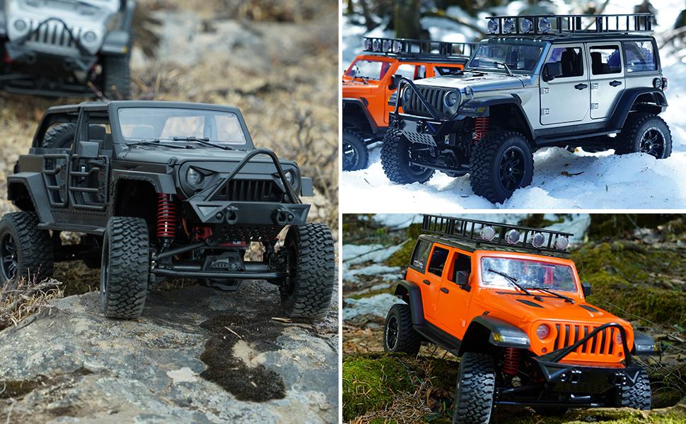 1/12 RC Rock Crawler 4x4 Off Road Truck RTR 2.4G Remote Control Jeep for Adults & Hobby Gifts