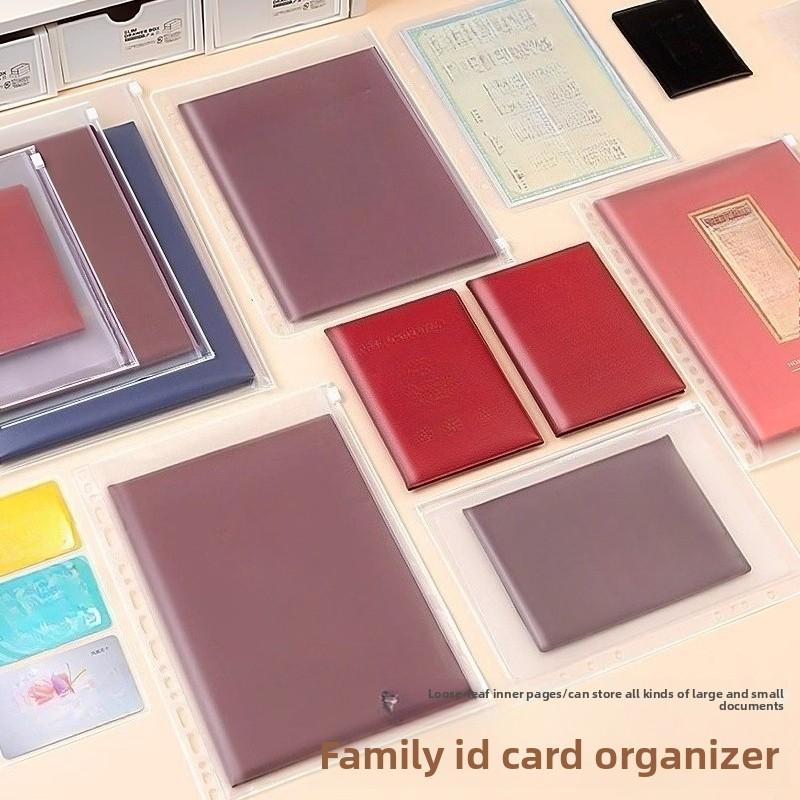 Multifunctional Document Organizer with Zipper, Birth Certificate Protector, Home Important File Storage Binder, Home Security Document Binder, Waterproof File Organizer, Certificate & Bill Archive Book, Family Document Storage Bag, Office Organizer