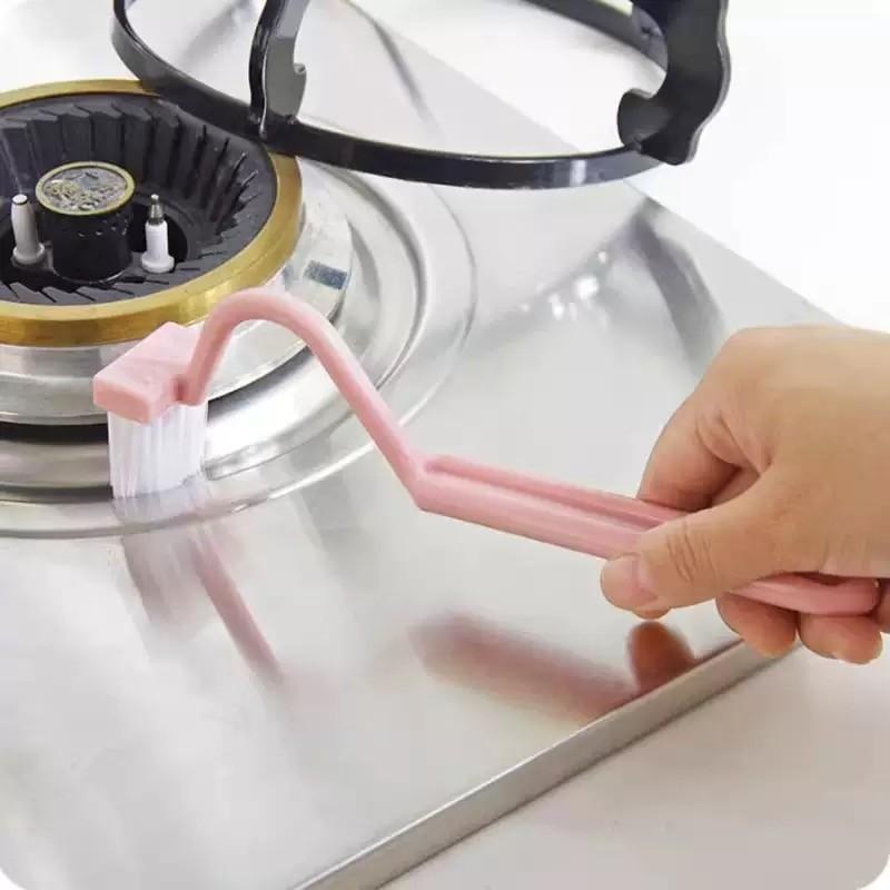 3-Piece Coffee Machine Brush Set, No Dead Corners Tea Maker Cleaner, Home Coffee Bar Tea Room S-Type Kitchen Cleaning Brushes