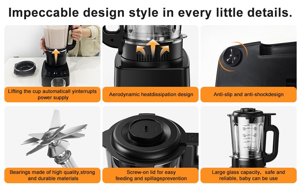 PRASKY Glass Heating Blender & Soy Milk Maker, 10-in-1 Smart Kitchen Machine | 24H Delay Cook | 600ml Stainless Steel Thermos | Soup, Smoothies, Juices & Stews Stand Mixer Multifunction Motor Container Cleaning Brush PRASKY Glass Heating Blender & Soy Milk Maker, 10-in-1 Smart Kitchen Machine | 24H Delay Cook | 600ml Stainless Steel Thermos | Soup, Smoothies, Juices & Stews Stand Mixer Multifunction Motor Container Cleaning Brush