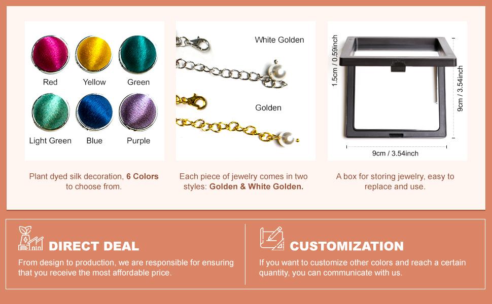 【Summer Gift】-Multicolour silk bracelet in silver – Hypoallergenic silk jewelry dyed with natural plant extracts. 【Summer Gift】-Multicolour silk bracelet in silver – Hypoallergenic silk jewelry dyed with natural plant extracts.