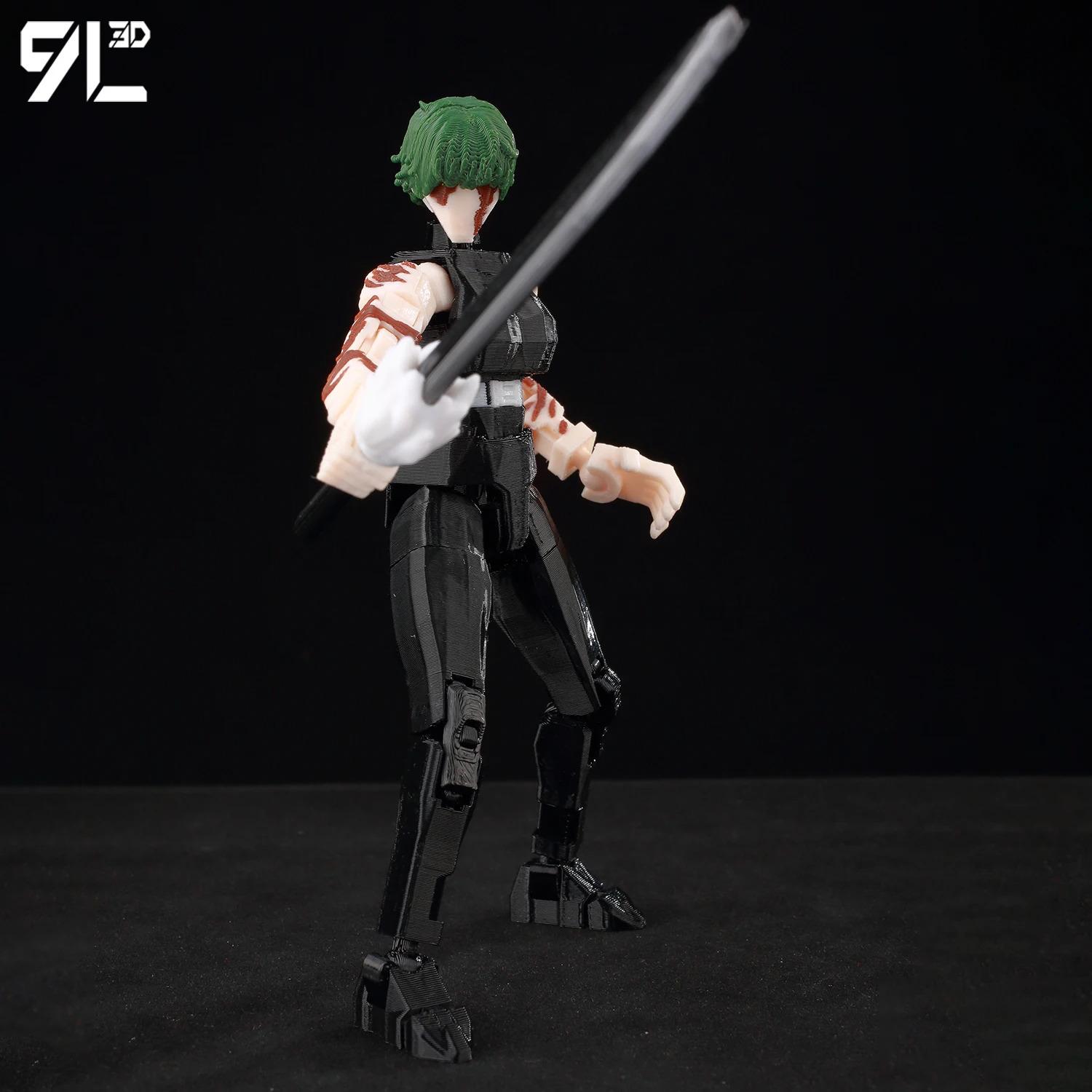 9L3D Printed Jujutsu Kaisen Dummy13 Lucky13 T13 Titan13 Zen'in Maki Anime Multi-Jointed Toys Action Figures Mannequin Model Gift 9L3D Printed Jujutsu Kaisen Dummy13 Lucky13 T13 Titan13 Zen'in Maki Anime Multi-Jointed Toys Action Figures Mannequin Model Gift