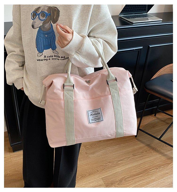 1PC Casual Travel Tote Bag Large Capacity Multi-Functional Handbag Crossbody Bag with Shoe Compartment for Gym Business Trip