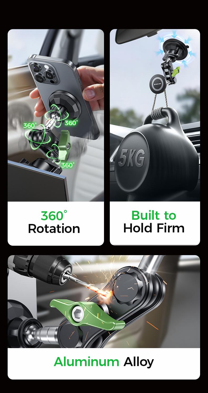 NEW - MAGIC JOHN High Performance Ultra Durable Car Phone Holder