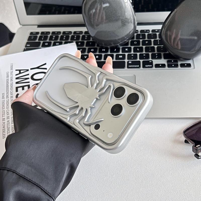 Hollow Spider Matte Matte Suitable for iPhone 17/16/15/14 Soft Case