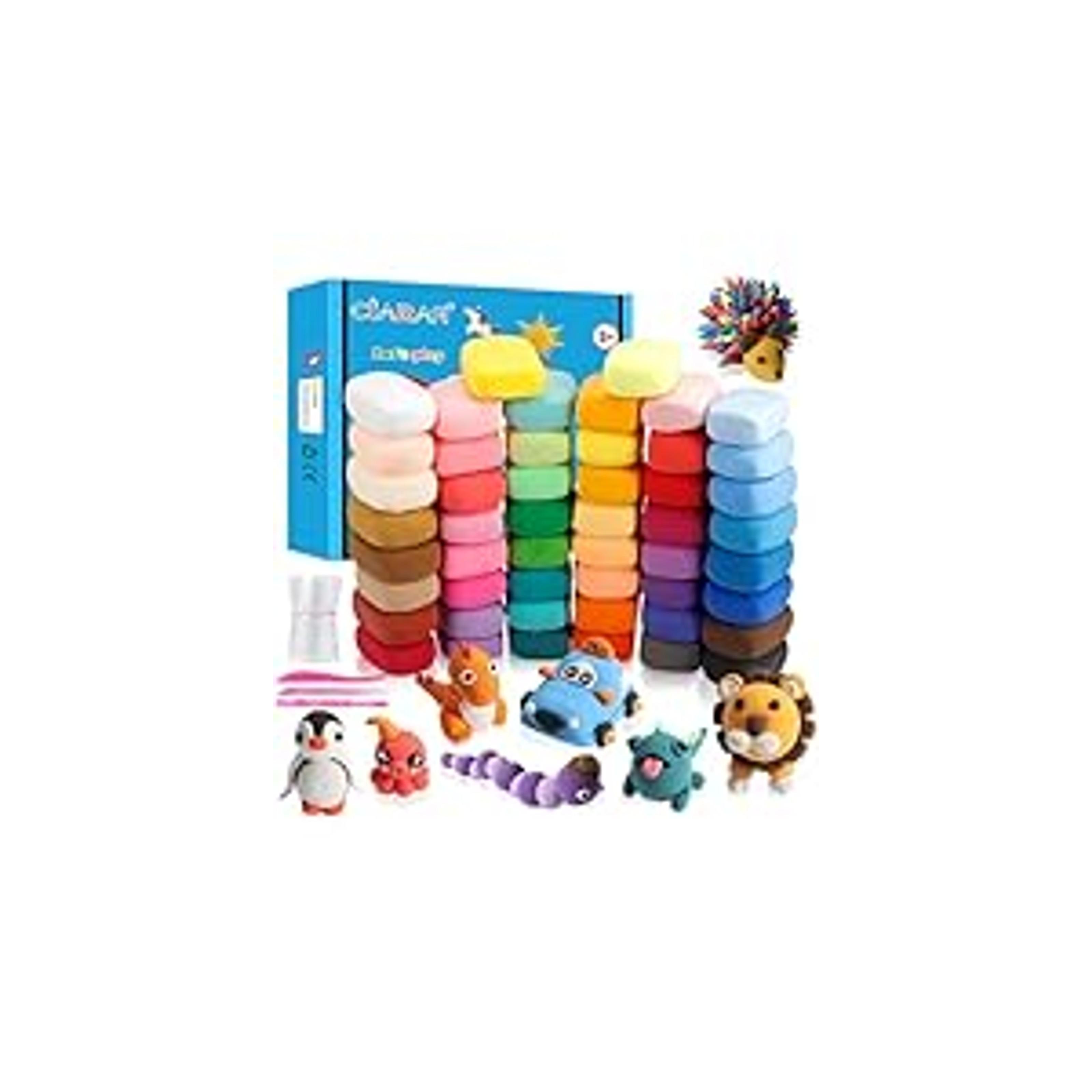 Air Dry Clay Kit – 36 Colors Modeling Clay with Sculpting Tools for Crafting & DIY Projects, Creative Gift for Easter, Halloween, and Christmasfidget toys