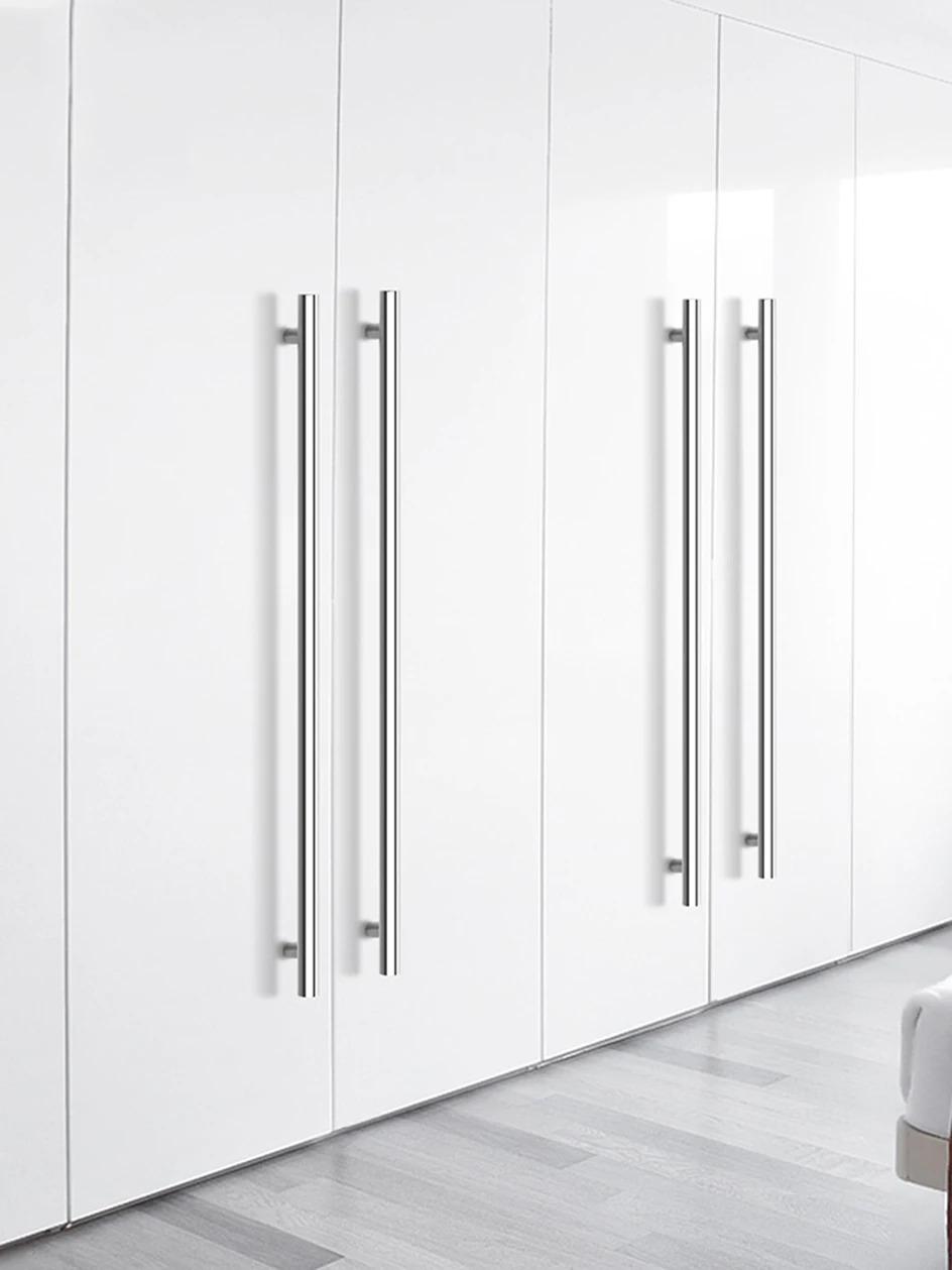 8/16PCS Silver Furniture Handles, Wardrobe Door Handles, Stainless Steel Drawer Handles, T-Bar Strip Kitchen Cabinet Closet Knobs