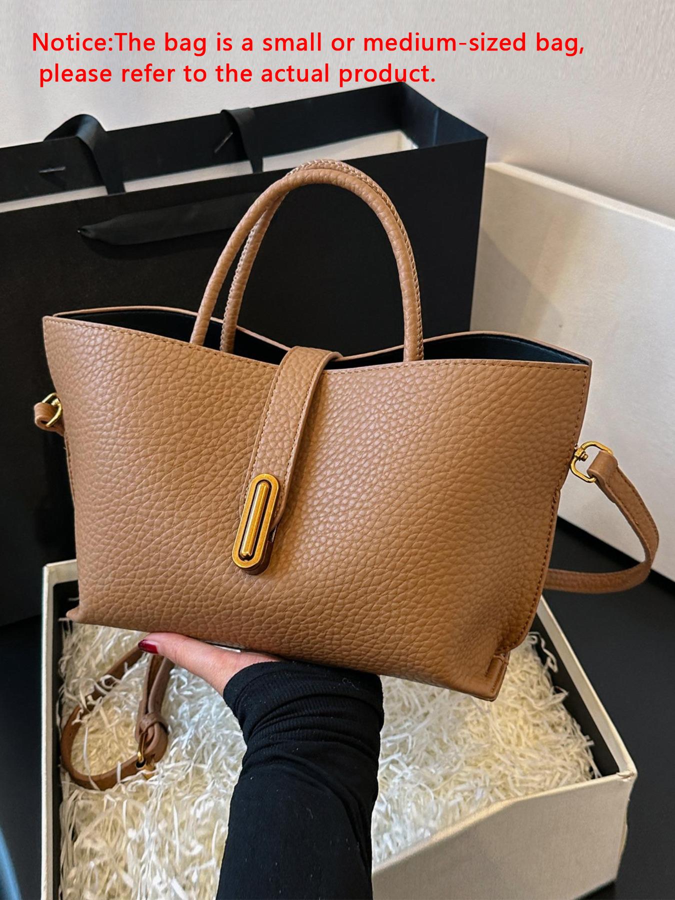 25 fall&winter Women's Elegant Solid Color Handbag, Fashionable Crossbody Bag for Daily Used, Casual Trendy Versatile High-quality Daily Commuting Bag