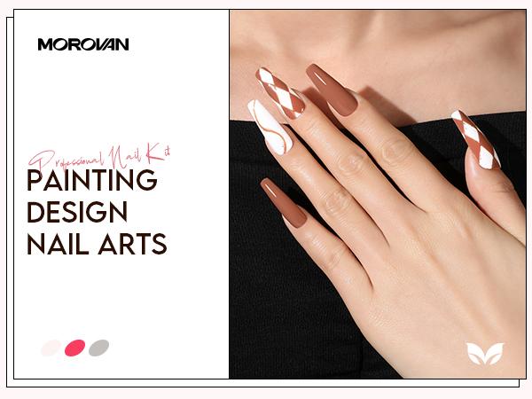 Morovan Blossom Acrylic Nail Kit with U V Lamp Blossom Series Acrylic Nail Set with Everything Professional Gel Polish Kit with Glitter Acrylic Powder Complete Starter Kit Acrylic Nail Supplies