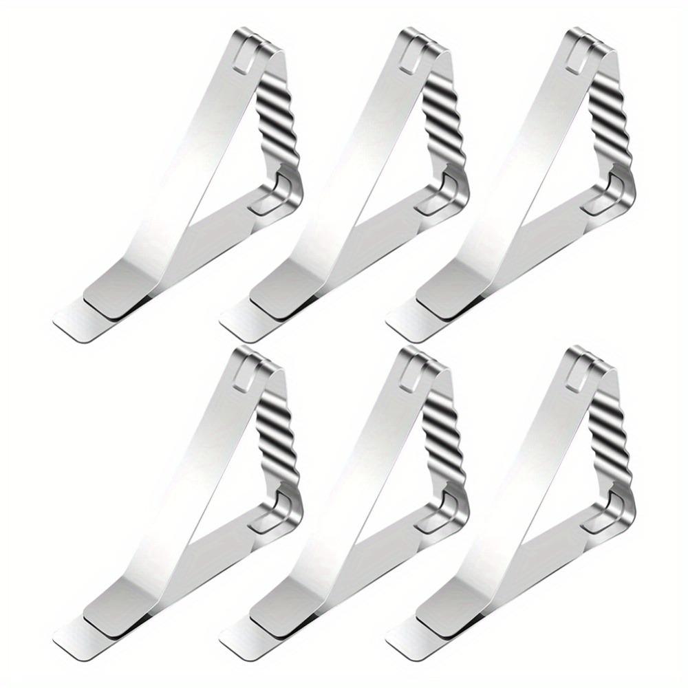4pcs Tablecloth Clips, Conference Table Anti-Slip Clips, Tablecloth Holders, Picnic Clips, Triangular Tablecloth Clips, Wide-Mouth High-Elasticity Long-Nose Tablecloth Clips, Table Surface Clips