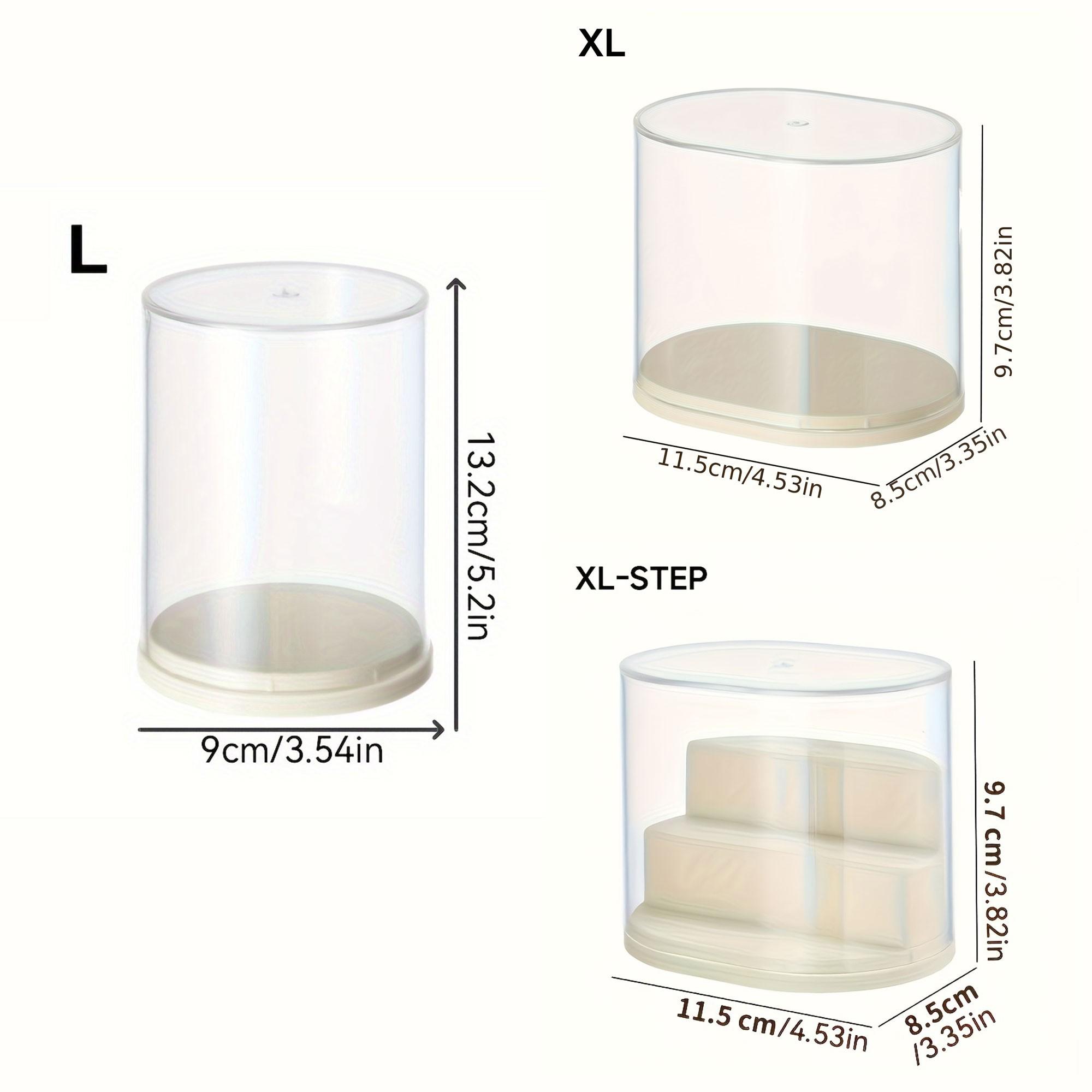 Stackable Transparent Collection Display Jar, Perfect Guardian for Watches, Jewelry, Cute Collectible Figurines, Blind Boxes, Memorabilia