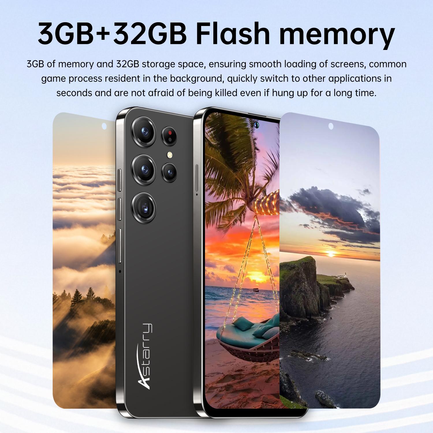Astarry-25 Ultra Smart Android Phone, Android Smartphone, 6.56-Inch Screen, 4g Network, 3gb+32GB/64GB, 3800mah Battery, Dual Sim, GPS, Stylus Pen Included
