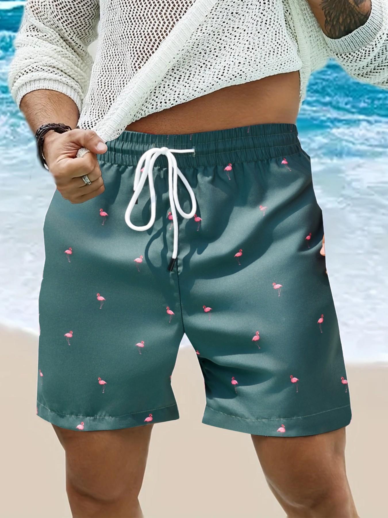 Men's Firebird Print Casual Shorts, Adjustable Waistband, Quick-Dry Breathable Fabric, Perfect Gift for Boyfriend or Brother