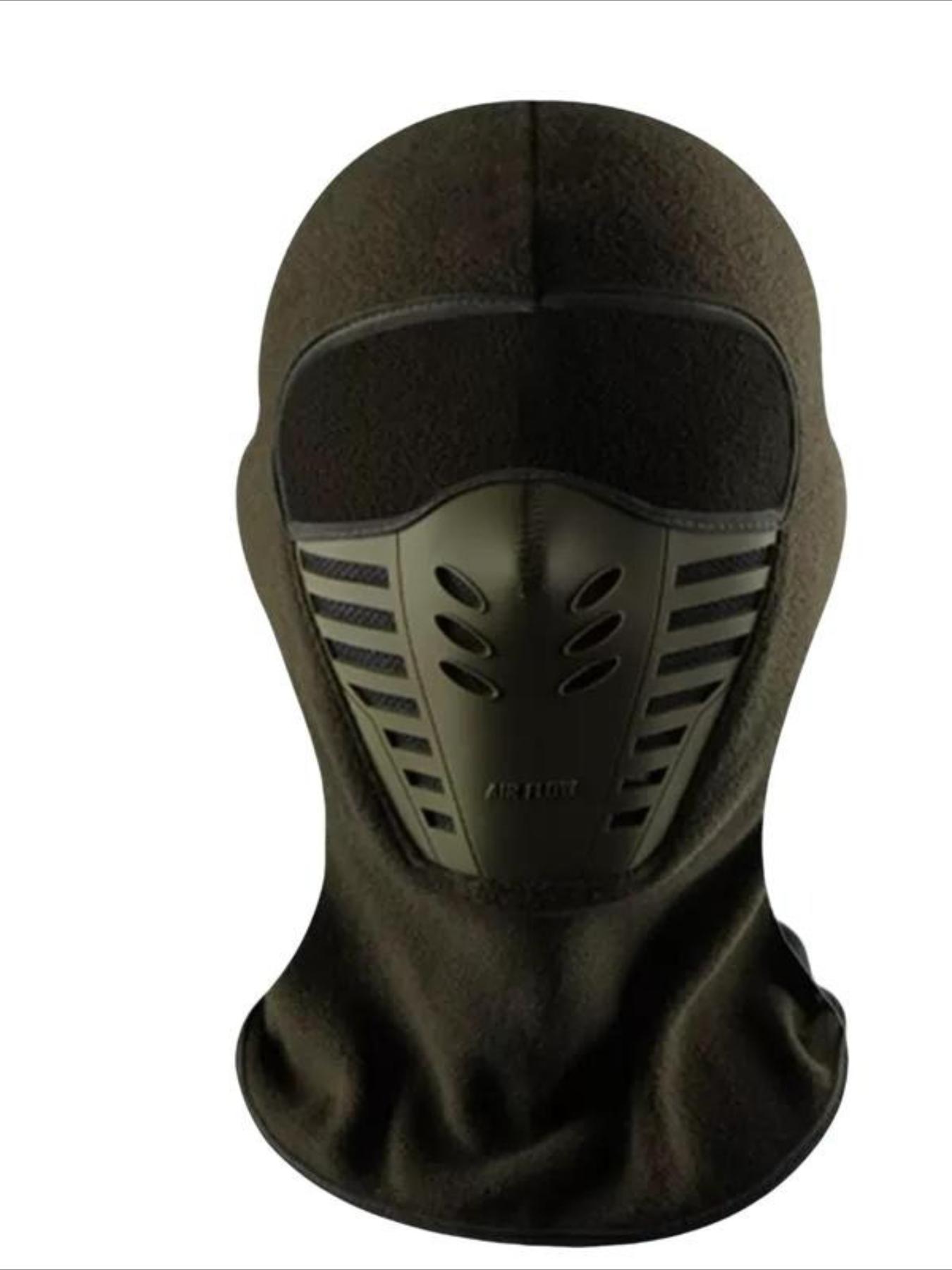 Winter Fleece Windproof Face Mask, Full Coverage Design with Breathable Holes, Head Neck Protection for Skiing Motorcycle Outdoor Sports