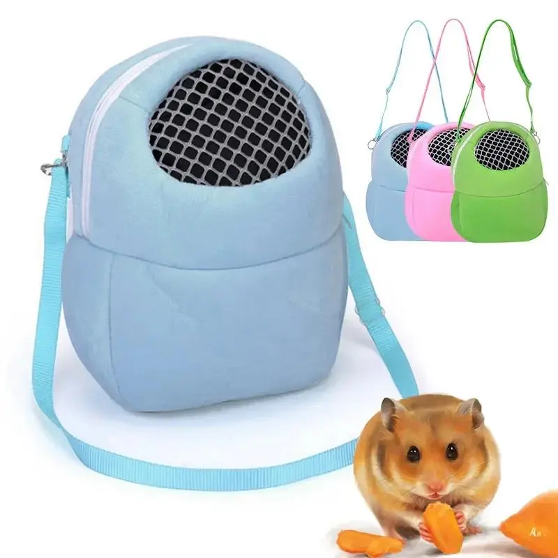 1PC Hamster Carrying Bag Going Out Backpack Hedgehog Travel Handbag Pet Outdoor Supplies