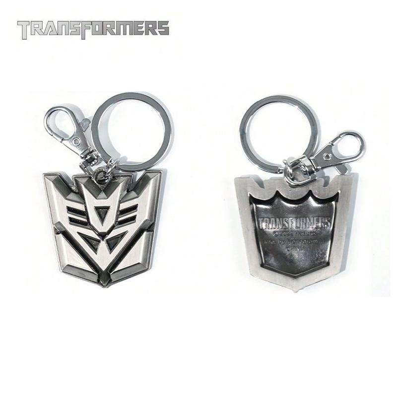 1PC TRANSFORMERS Officially Licensed Deceptions Pewter Keyring Keychain Bag Shirt Pants Jacket Versatile Decoration Cool Personality Style Party Supplies Birthday Holiday Gifts For Family And Friendsb