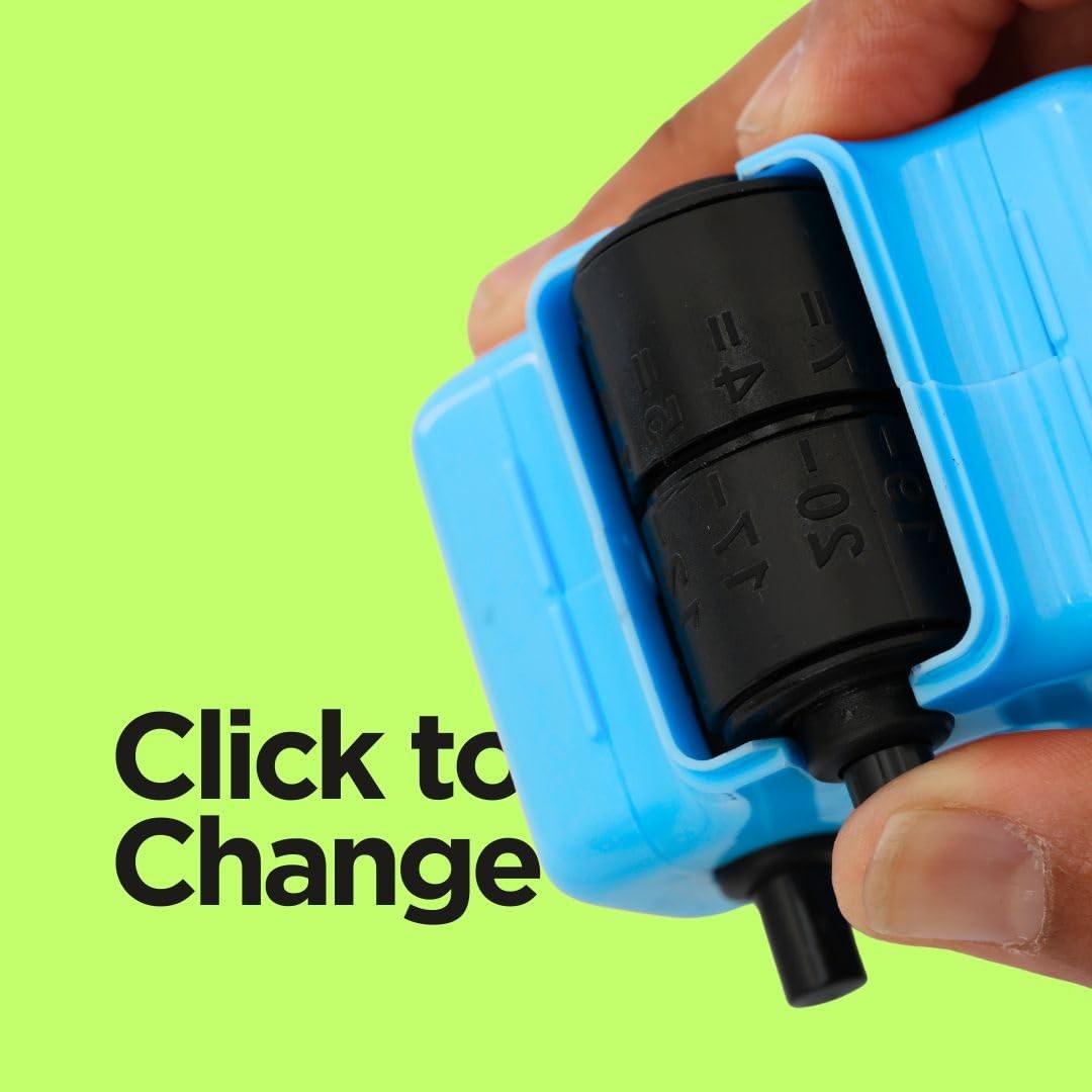 Math Teacher 4-In-1 Math Roller Stamp, Addition Subtraction Multiplication Fill-In Practice Tool, Suitable for Kids Classroom Home Use