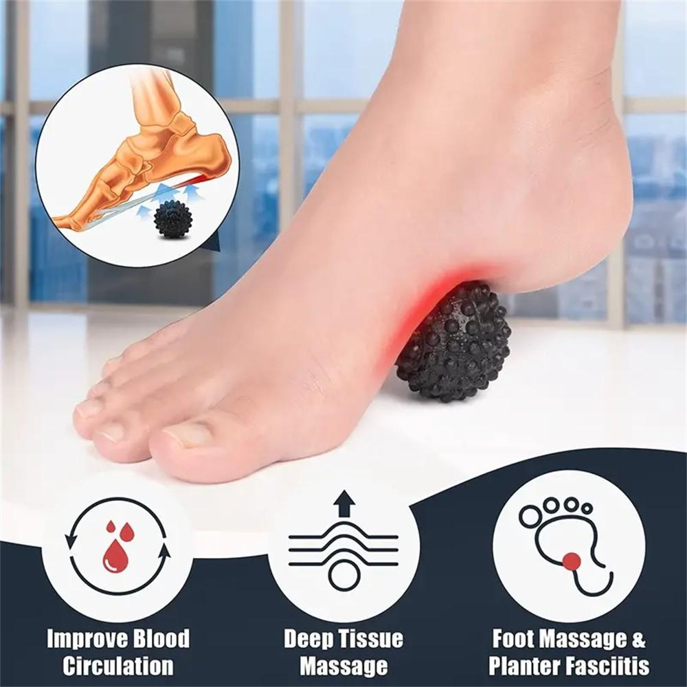 1 Count Foot Massage Ball, Fascia Roller for Relaxation and Pain Relief, Deep Tissue Massage Tool, Yoga Foot Massager for Muscle Pain Relief
