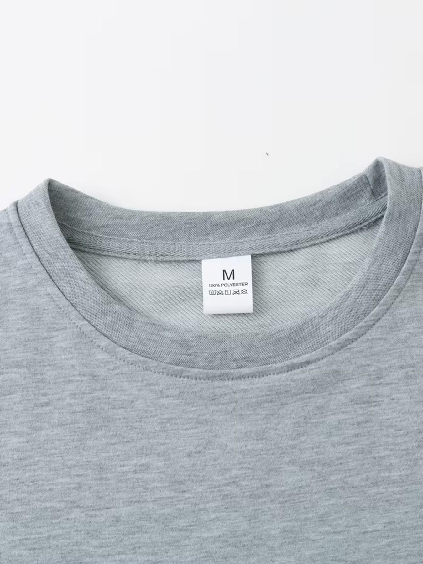 Men's Graphic Print Short Sleeve T-Shirt, Casual Slim-Fit Long Top, Comfortable Round Neck, Spring Summer Streetwear